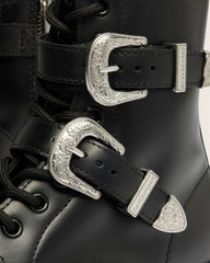 1460 Bex Western Buckle Leather Boots