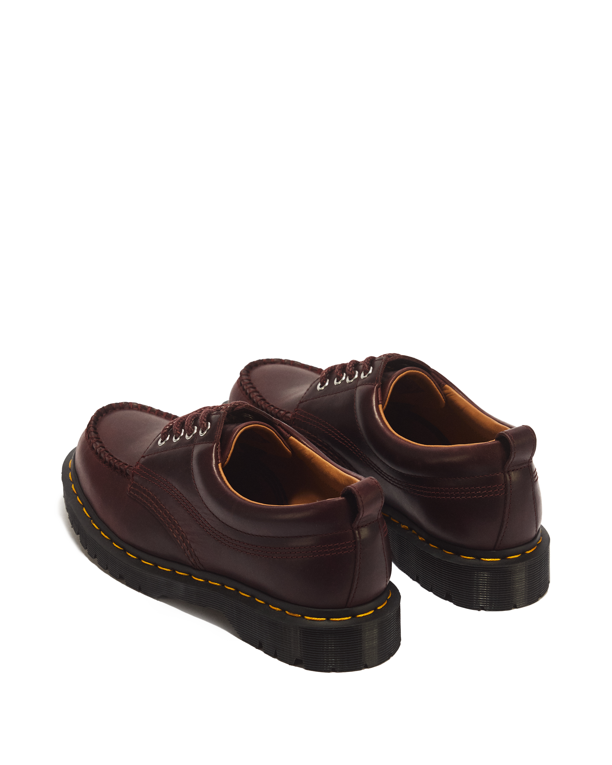 Lowell 4 Eye Mayhem Leather Moc Toe Shoes