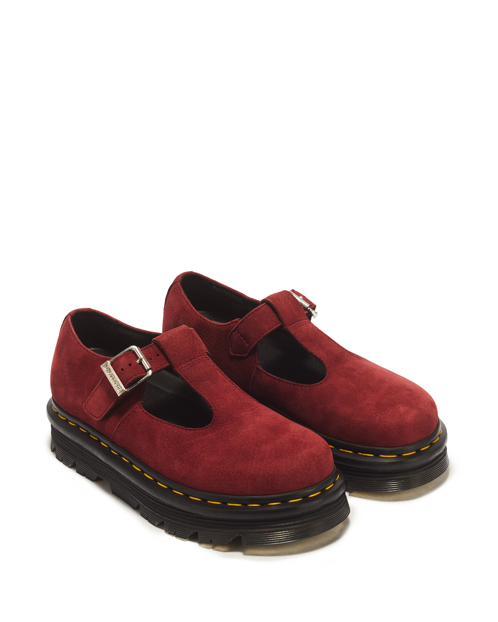 Zebzag Milled Nubuck Mary Jane Shoes