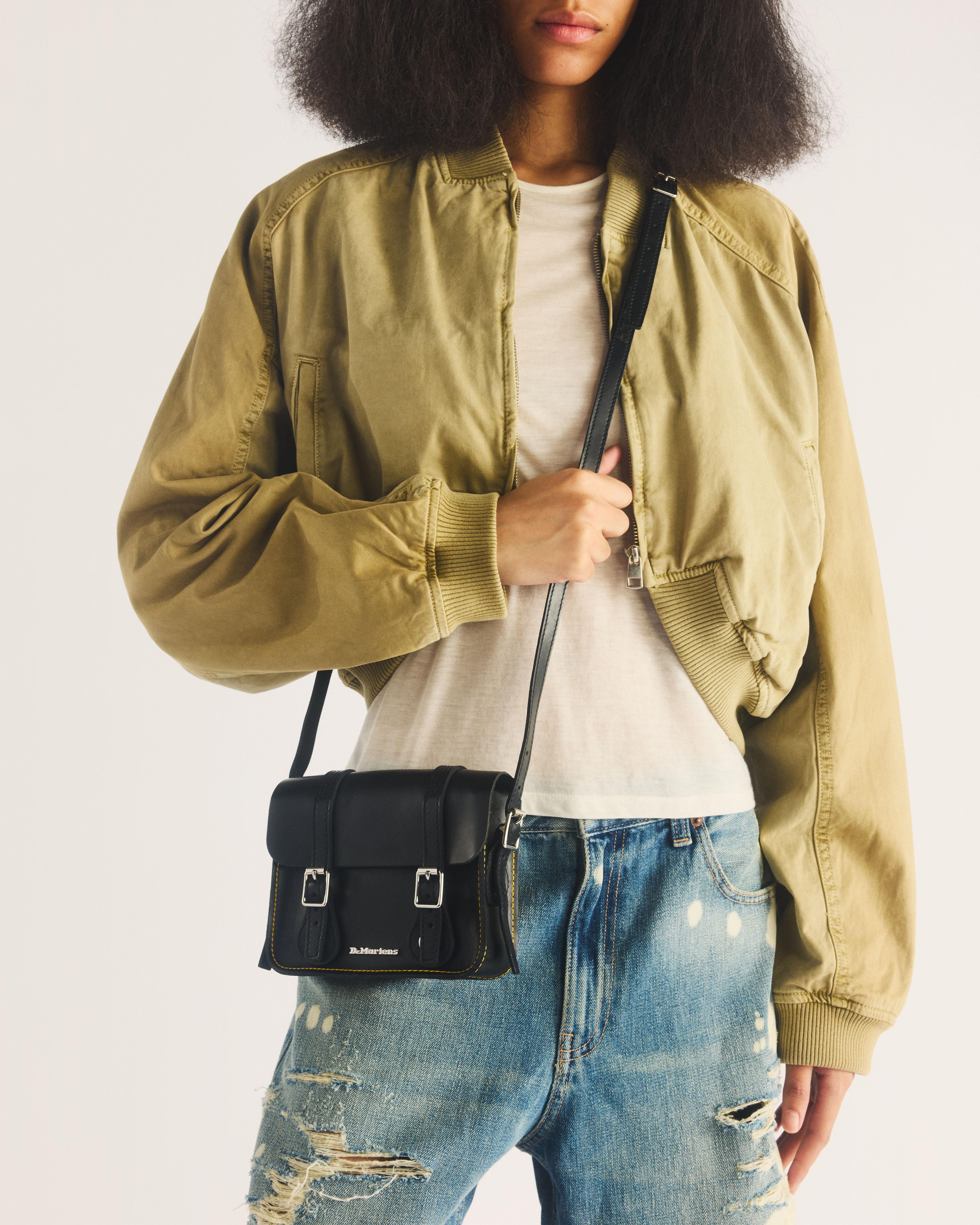 7 Inch Leather Crossbody Bag