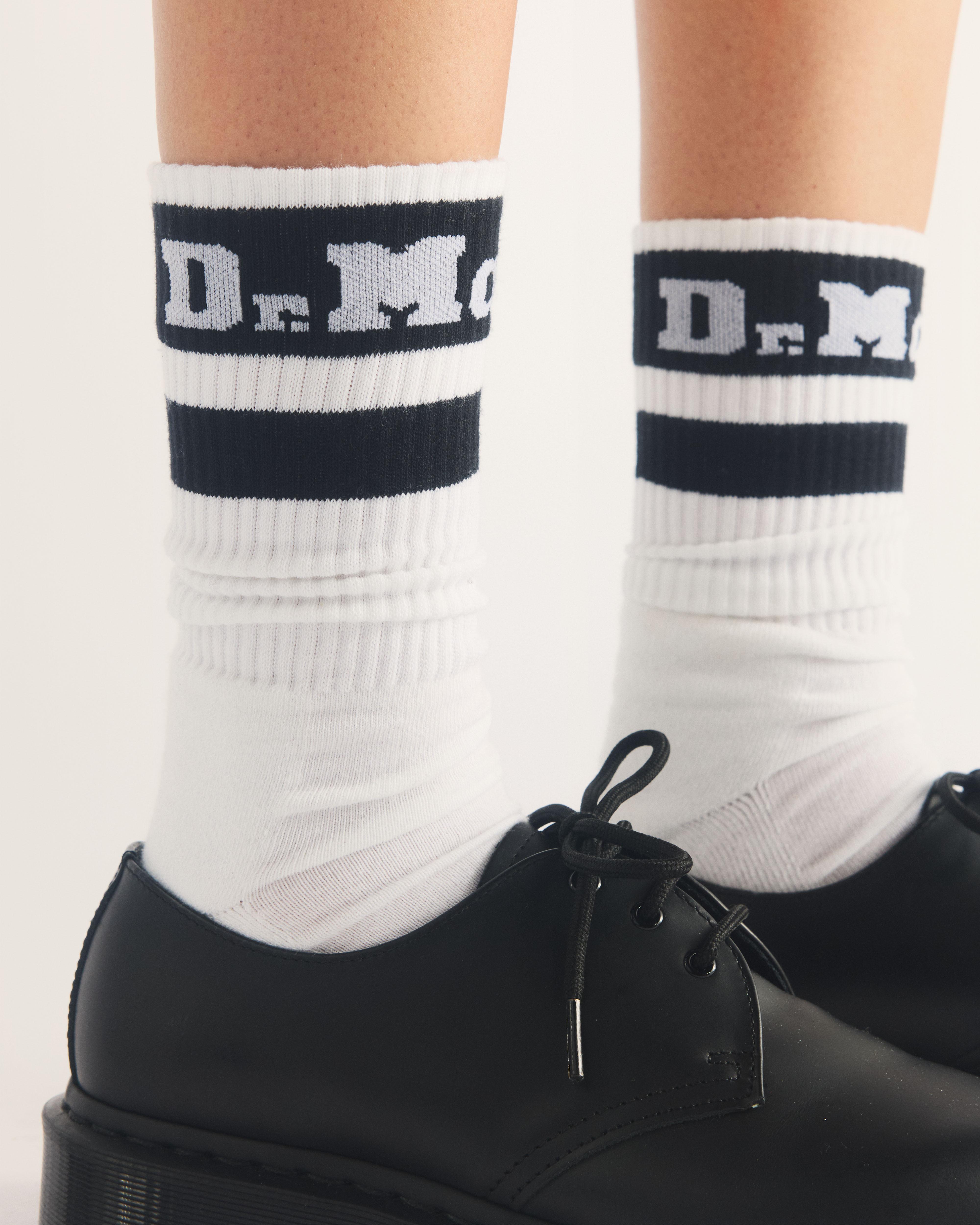 Athletic Logo Organic Cotton Blend Socks