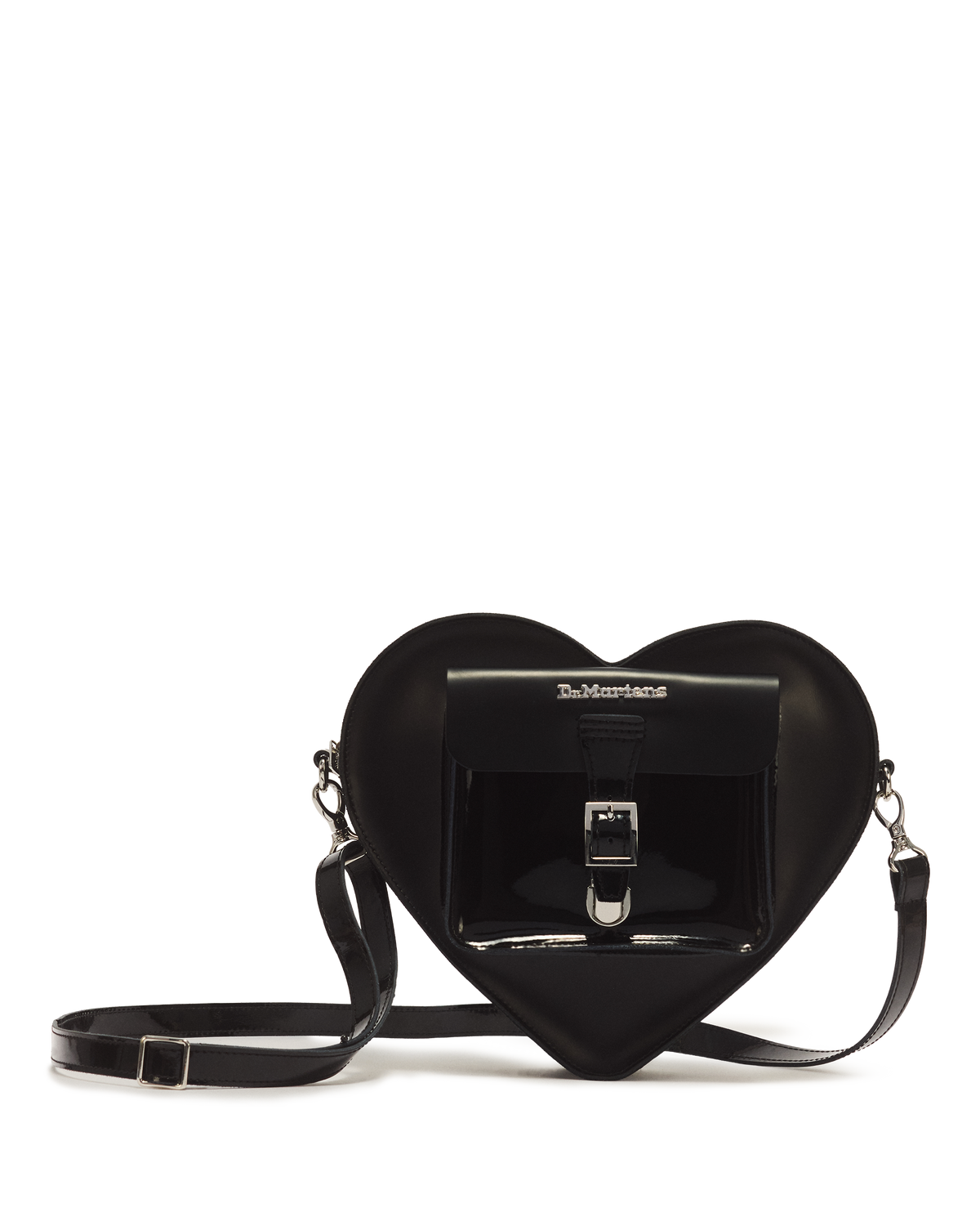 Kiev Leather Hardware Heart Shaped Bag